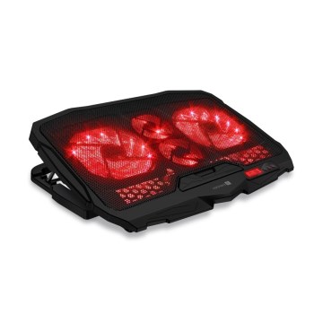 CONNECT IT CCP-2200-RD - Podloga za hlađenje laptopa 4x ventilator 2xUSB crna/crvena