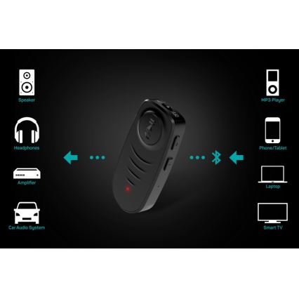 CONNECT IT CFF-4050-BK - Bluetooth audio prijemnik AUX 110 mAh