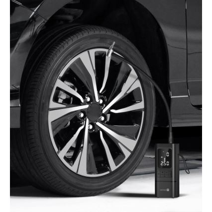 CONNECT IT CFF-4500-BK - Digitalni prijenosni kompresor AirFlow 80W/6000 mAh crni