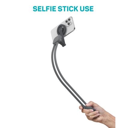CONNECT IT CFF-6020-GY - Fleksibilni magnetski držač telefona za oko vrata MagSafe