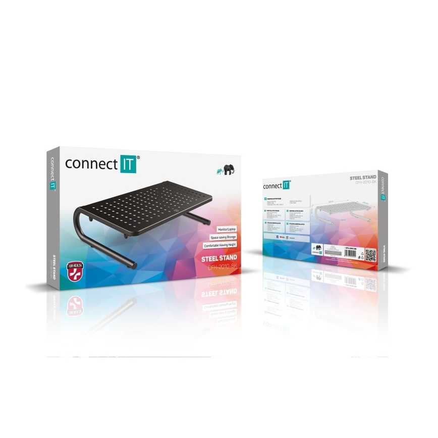 CONNECT IT CFH-2010-BK - Multifunkcionalni metalni stalak crna