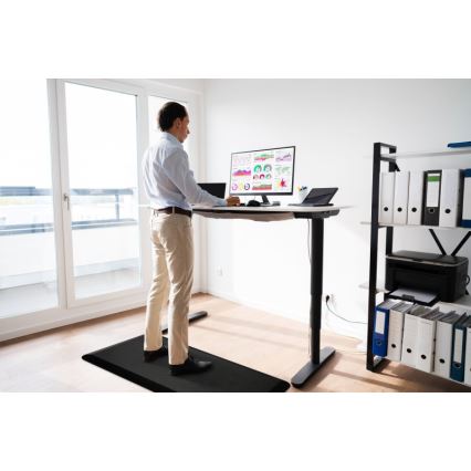 CONNECT IT CFH-4200-BK - Oslonac za noge protiv umora crna