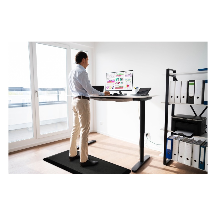 CONNECT IT CFH-4200-BK - Oslonac za noge protiv umora crna