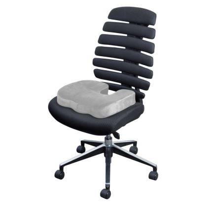 CONNECT IT CFH-5290-GY - Anatomski jastuk za stolicu siva