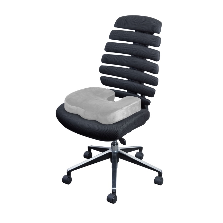CONNECT IT CFH-5290-GY - Anatomski jastuk za stolicu siva