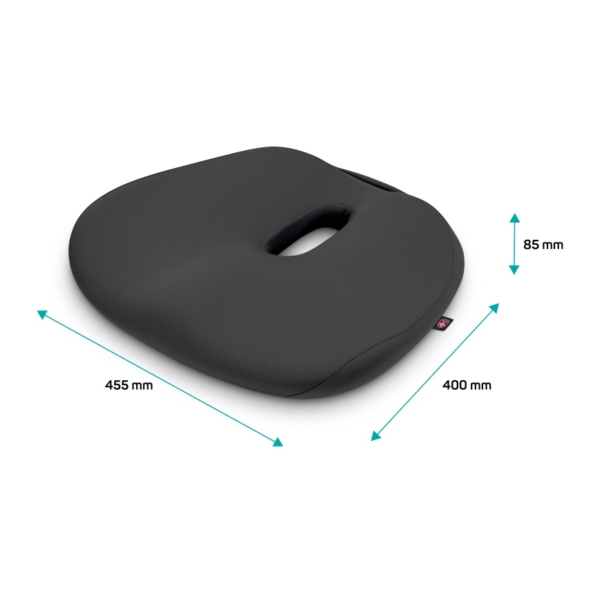 CONNECT IT CFH-5501-GY - Anatomski jastuk za stolicu antracit