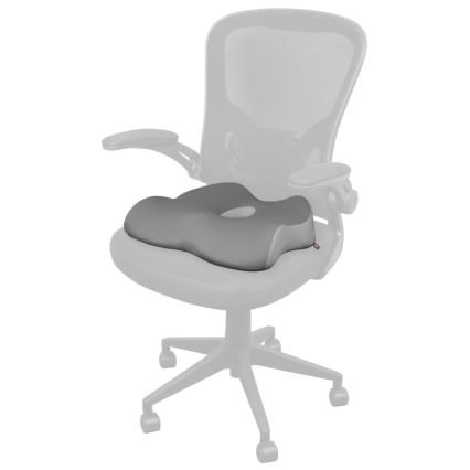 CONNECT IT CFH-5901-GY - Anatomski jastuk za stolicu siva