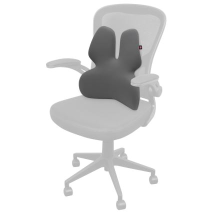 CONNECT IT CFH-5902-GY - Lumbalni oslonac za stolicu siva