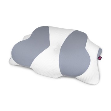 CONNECT IT CFH-6032-WH - Anatomski jastuk Gemini bijela/siva