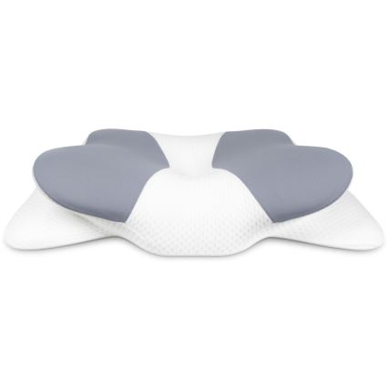 CONNECT IT CFH-6032-WH - Anatomski jastuk Gemini bijela/siva