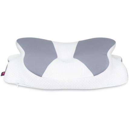 CONNECT IT CFH-6032-WH - Anatomski jastuk Gemini bijela/siva