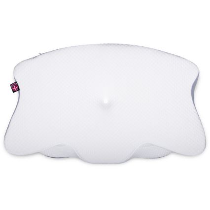 CONNECT IT CFH-6032-WH - Anatomski jastuk Gemini bijela/siva
