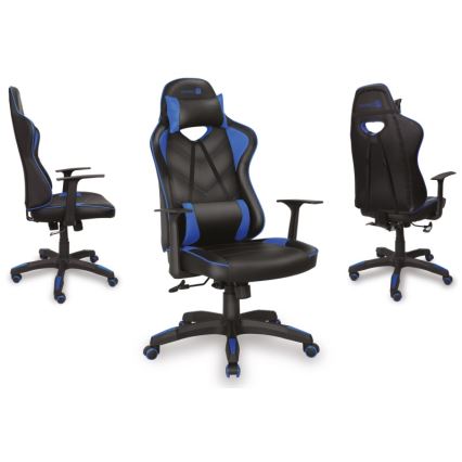 CONNECT IT CGC-0700-BL - Gaming stolica LeMans Pro crna/plava