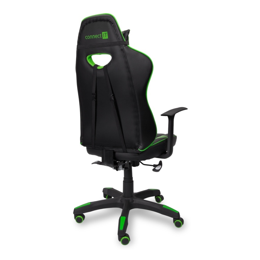 CONNECT IT CGC-0700-GR - Gaming stolica LeMans Pro crna/zelena