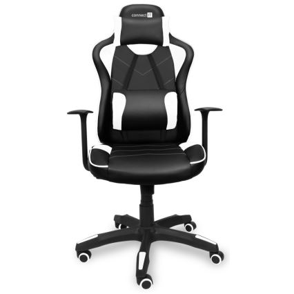 CONNECT IT CGC-0700-WH - Gaming stolica LeMans Pro crna/bijela