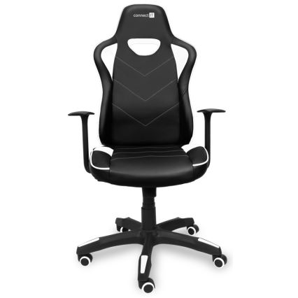 CONNECT IT CGC-0700-WH - Gaming stolica LeMans Pro crna/bijela