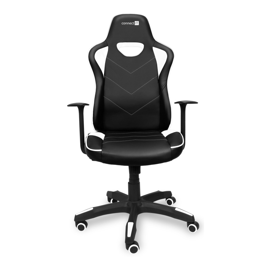 CONNECT IT CGC-0700-WH - Gaming stolica LeMans Pro crna/bijela