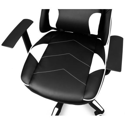 CONNECT IT CGC-0700-WH - Gaming stolica LeMans Pro crna/bijela