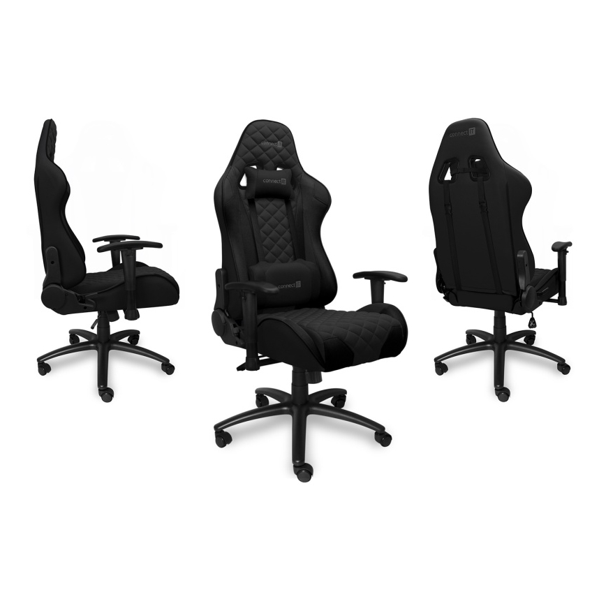 CONNECT IT CGC-1200-BK - Gaming stolica Monaco Pro crna