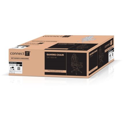 CONNECT IT CGC-1200-BK - Gaming stolica Monaco Pro crna