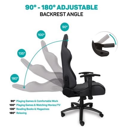 CONNECT IT CGC-1200-GY - Gaming stolica Monaco Pro siva/crna