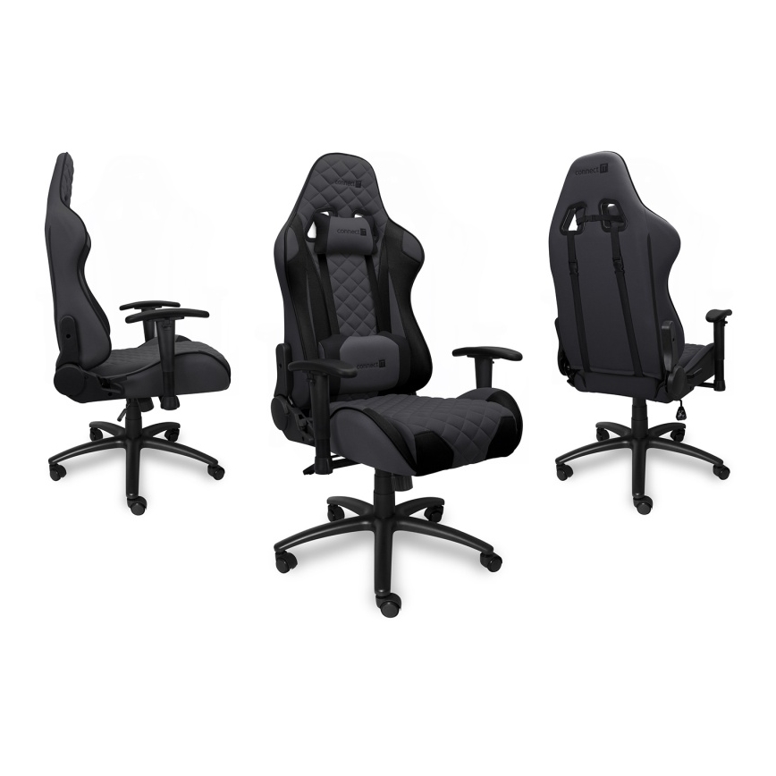 CONNECT IT CGC-1200-GY - Gaming stolica Monaco Pro siva/crna