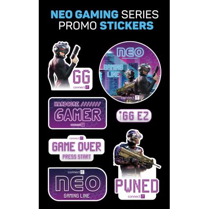 CONNECT IT CHP-3595-BK - LED RGB Gaming slušalice s mikrofonom crna