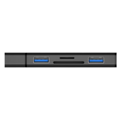 CONNECT IT CHU-4060-AN - USB-A hub s čitačem memorijskih kartica 4u1