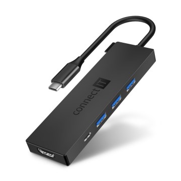CONNECT IT CHU-8010-AN - USB-C hub 5u1