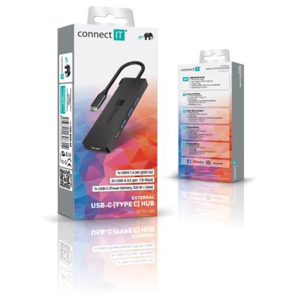 CONNECT IT CHU-8010-AN - USB-C hub 5u1