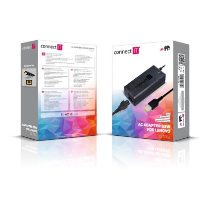 CONNECT IT CI-1062 - Adapter za napajanje za Lenovo laptope 65W