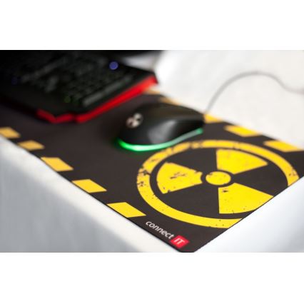 CONNECT IT CI-1128 - LED Žičani gaming miš 1000/1200/1600/3200 DPI crna