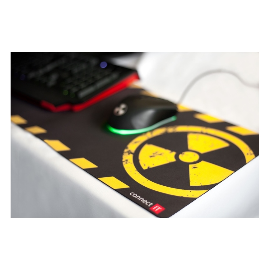 CONNECT IT CI-1128 - LED Žičani gaming miš 1000/1200/1600/3200 DPI crna