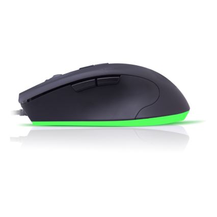 CONNECT IT CI-1128 - LED Žičani gaming miš 1000/1200/1600/3200 DPI crna
