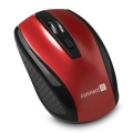 CONNECT IT CI-1224 - Bežični miš 800/1200/1600 DPI 2xAAA crna/crvena
