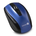 CONNECT IT CI-1225 - Bežični miš 800/1200/1600 DPI 2xAAA crna/plava