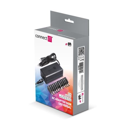 CONNECT IT CI-133 - Univerzalni adapter za napajanje laptopa 90W