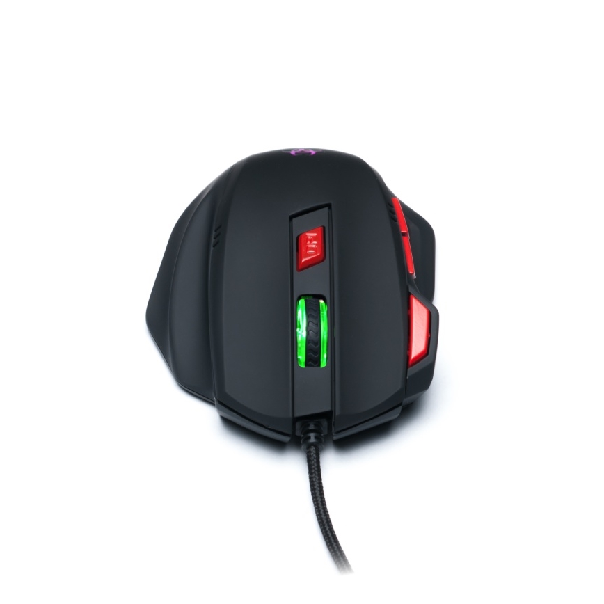 CONNECT IT CI-191 - LED Žičani gaming miš 800/1600/2400/3200 DPI crna