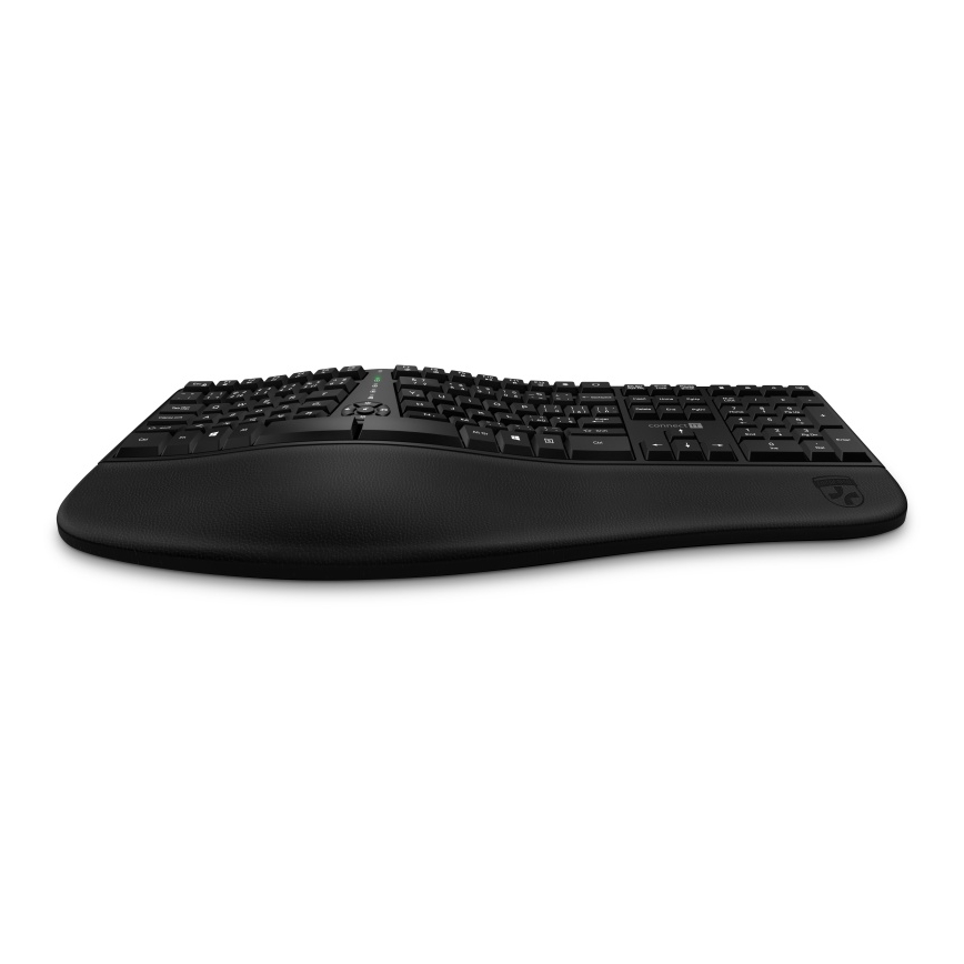 CONNECT IT CKB-2800-CS - Ergonomska bežična tipkovnica s CZ/SK lokalizacijom crna