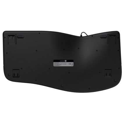 CONNECT IT CKB-2800-CS - Ergonomska bežična tipkovnica s CZ/SK lokalizacijom crna