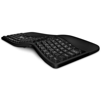 CONNECT IT CKB-2800-CS - Ergonomska bežična tipkovnica s CZ/SK lokalizacijom crna