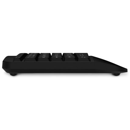 CONNECT IT CKM-6010-CS - Ergonomska bežična tipkovnica i miš 800/1200/1600/2400 DPI s CZ/SK lokalizacijom 1xAA + 2xAAA crna