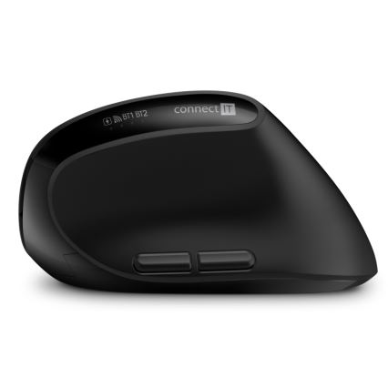 CONNECT IT CKM-6010-CS - Ergonomska bežična tipkovnica i miš 800/1200/1600/2400 DPI s CZ/SK lokalizacijom 1xAA + 2xAAA crna