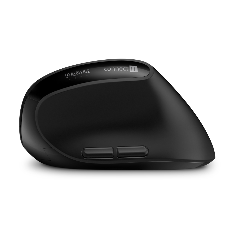 CONNECT IT CKM-6010-CS - Ergonomska bežična tipkovnica i miš 800/1200/1600/2400 DPI s CZ/SK lokalizacijom 1xAA + 2xAAA crna