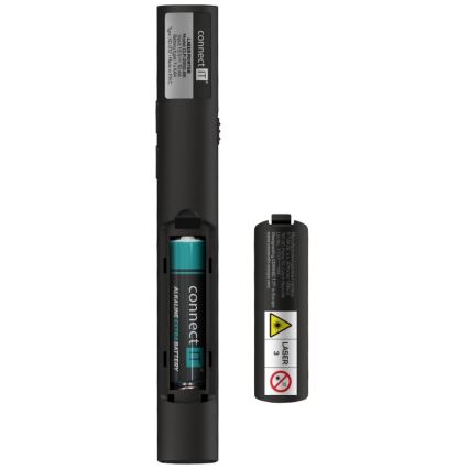 CONNECT IT CLP-2050-BK - Bežični prezenter s laserskim pokazivačem 1xAAA