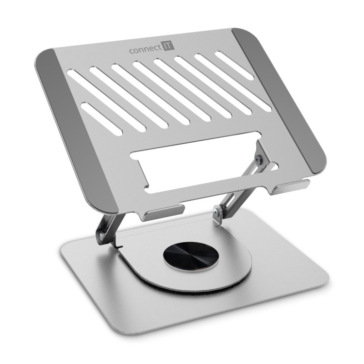 CONNECT IT CMF-2100-SL - Okretni stalak za laptop srebrna