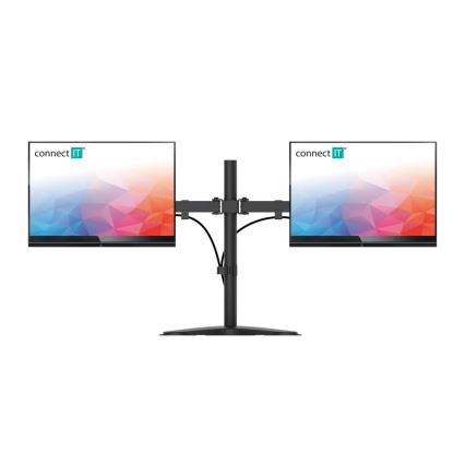 CONNECT IT CMF-3204-BK - Univerzalni nosač za 2 monitora 13-32” crna