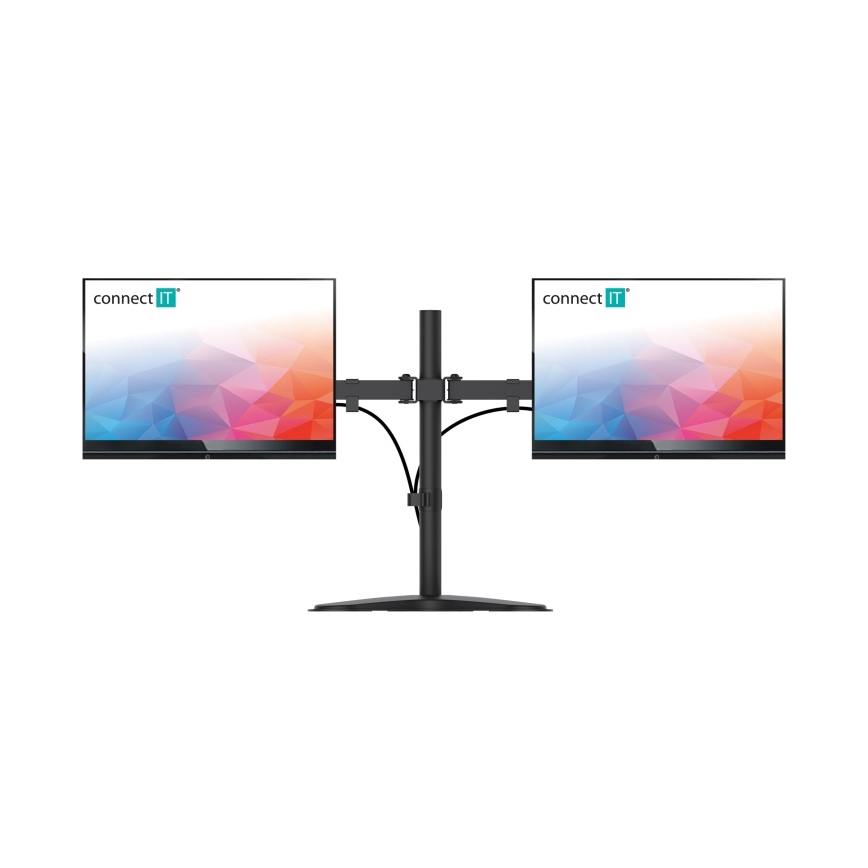 CONNECT IT CMF-3204-BK - Univerzalni nosač za 2 monitora 13-32” crna