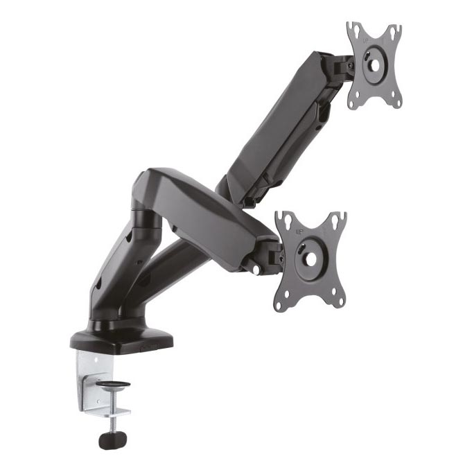 CONNECT IT CMF-3207-BK - Univerzalni nosač za 2 monitora 13-27” crna