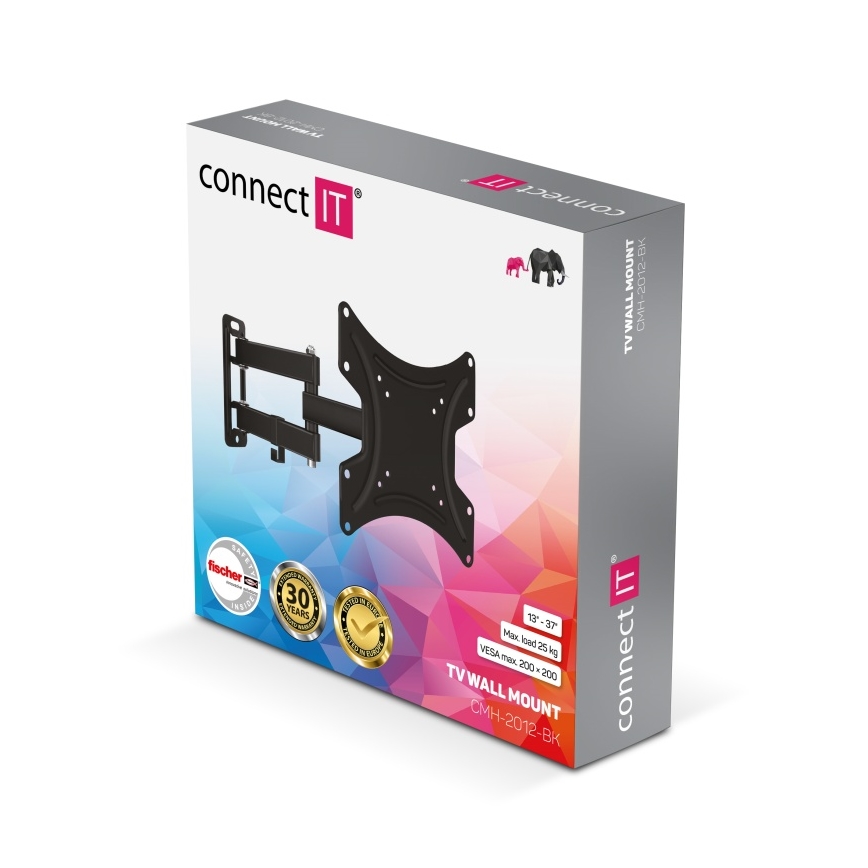 CONNECT IT CMH-2012-BK - Zidni nosač za TV 13-37” crna